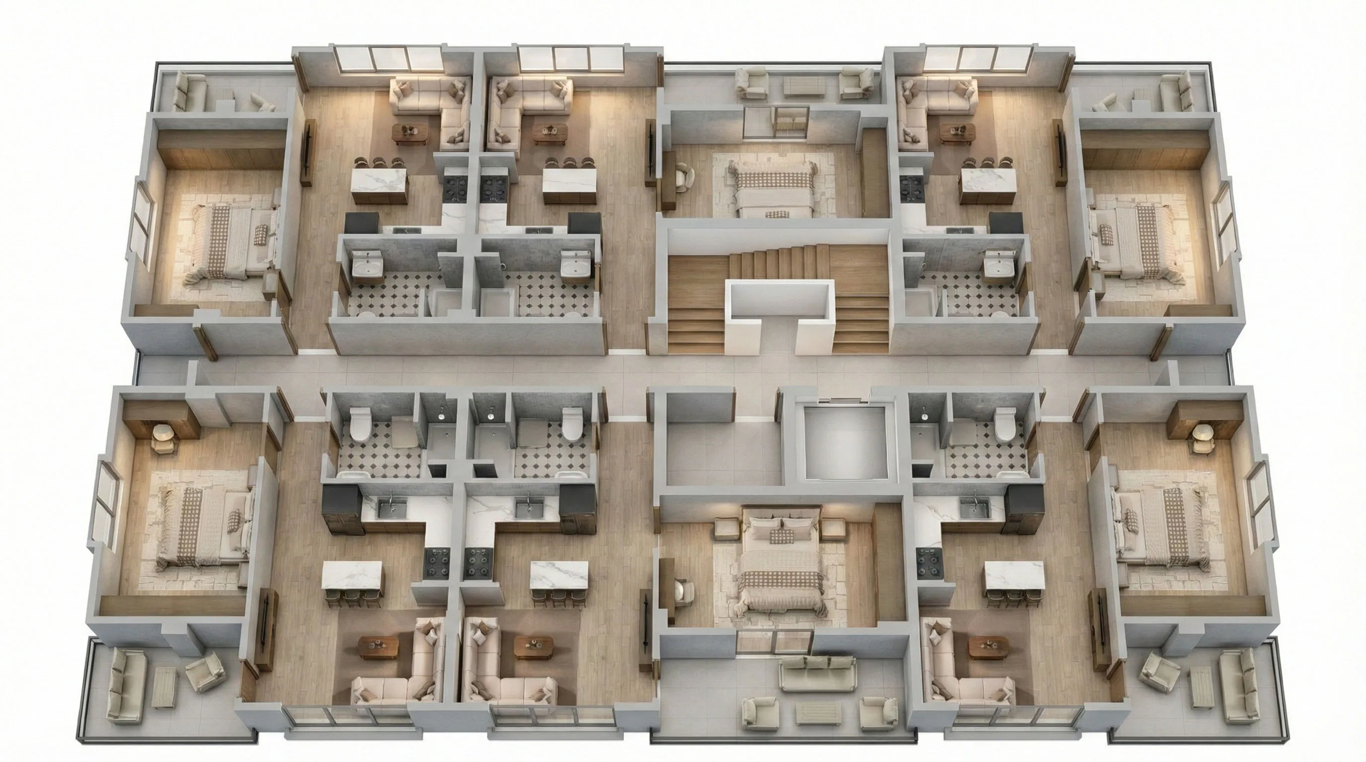 BatıKent Dış Mimari Render